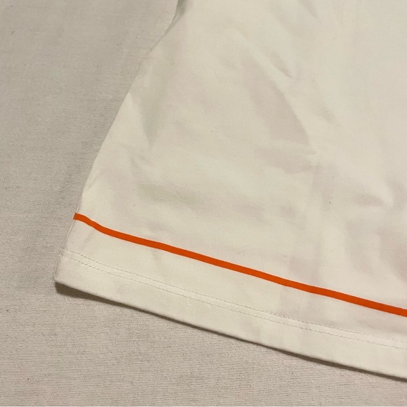 HUNTER for Target Contrast Trim White Orange Tank Top Shirt Women's Size XL - Picture 9 of 16